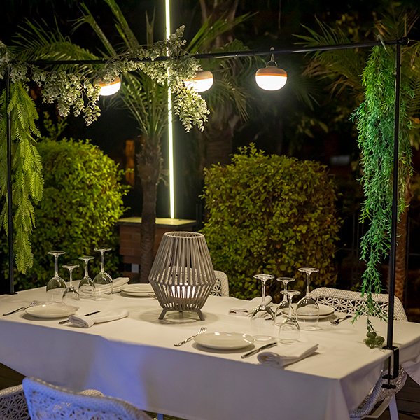 Barre de table décorative Guirlande Support