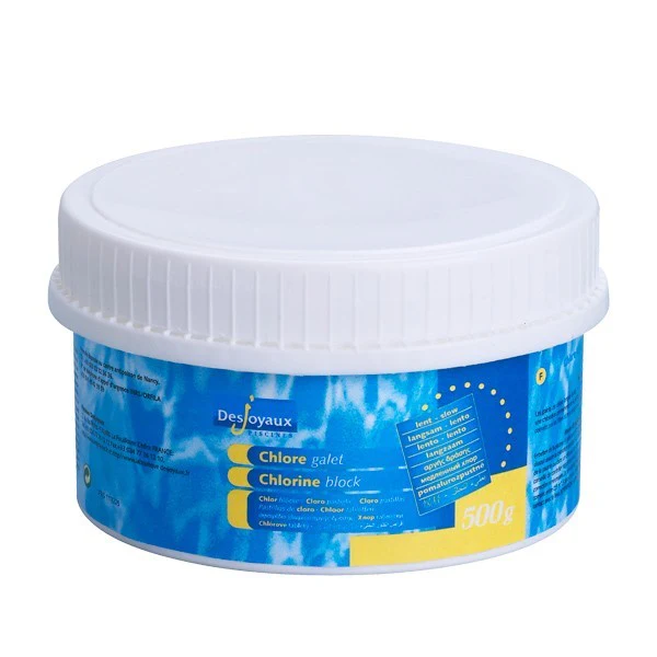 Chlore lent galet unitaire 500g
