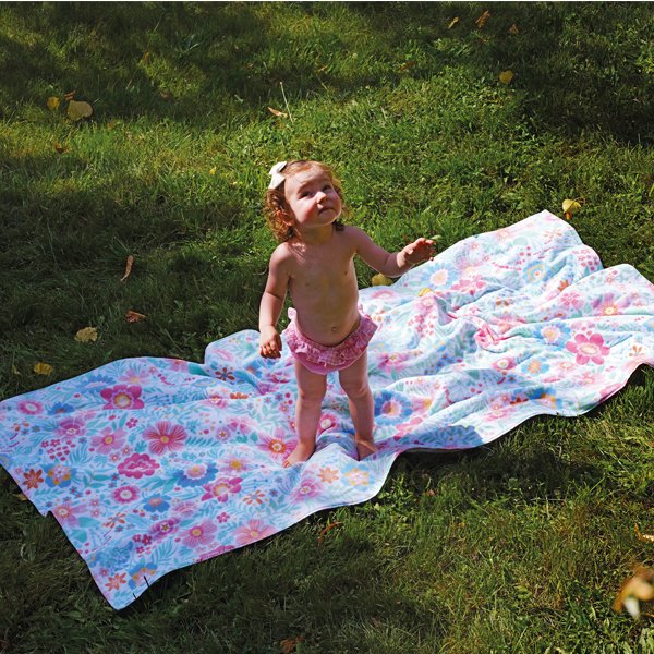 Drap de bain fleuri Floria - Image 6