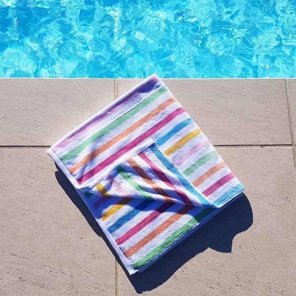 Drap de bain rayé Riviera - Image 5