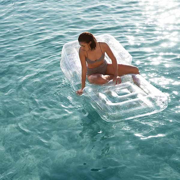Fauteuil gonflable pour piscine et repose-pied Lounge - Image 6