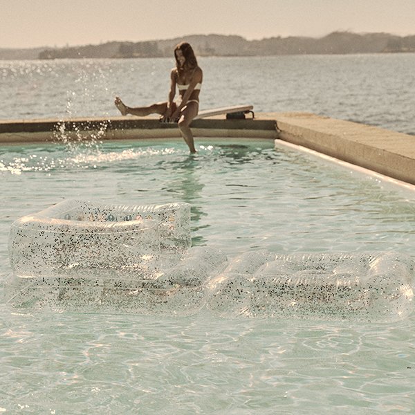 Fauteuil gonflable pour piscine et repose-pied Lounge - Image 7