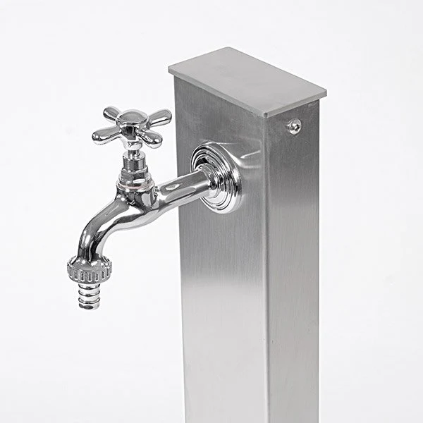 Fontaine borne jardin Fontana Quadrata Inox - Image 4