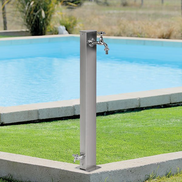 Fontaine borne jardin Fontana Quadrata Inox - Image 8