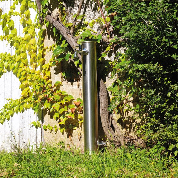Fontaine de jardin inox Fontana Tubo Inox - Image 3