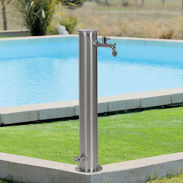 Fontaine de jardin inox Fontana Tubo Inox - Image 4