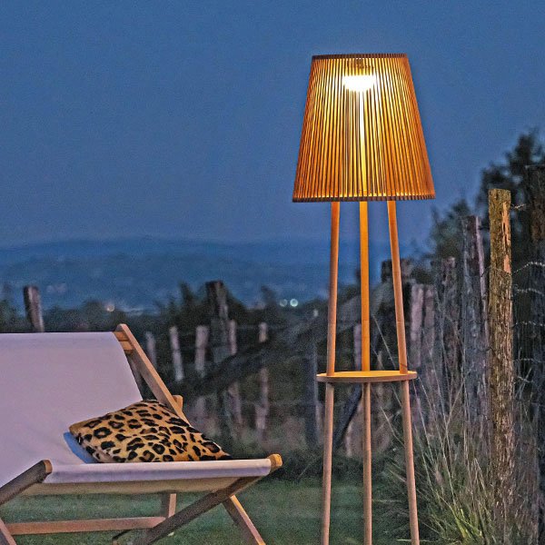 Lampadaire bois solaire Lamp Solar Mobil - Image 10