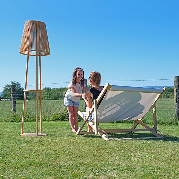 Lampadaire bois solaire Lamp Solar Mobil - Image 12