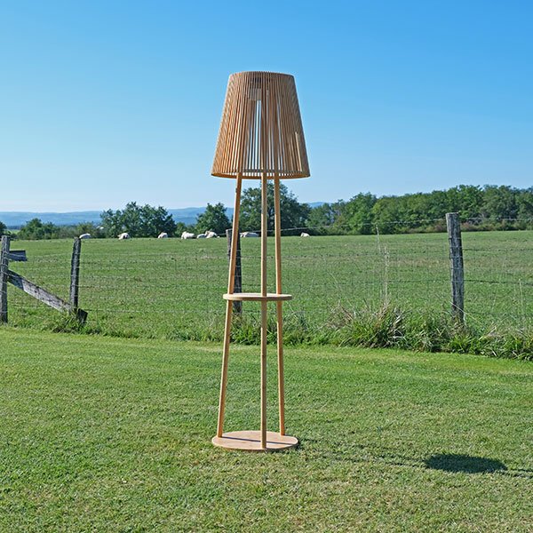 Lampadaire bois solaire Lamp Solar Mobil - Image 9