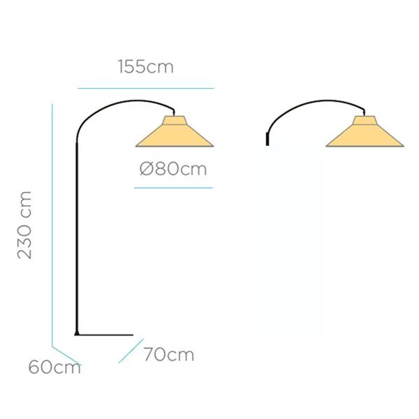 Lampadaire sans fil extérieur Bohème lampadaire-applique - Image 14