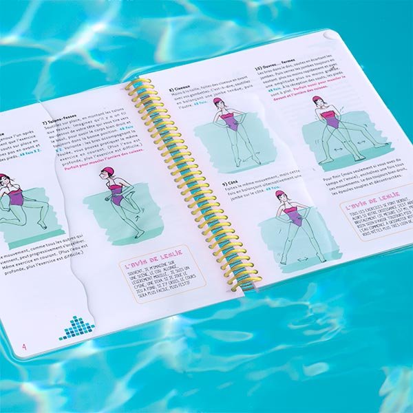 Livre aquagym waterproof L’Aquagym de Leslie - Image 4
