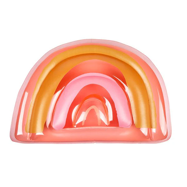 Matelas gonflable arc en ciel Rainbow Pêche - Image 6