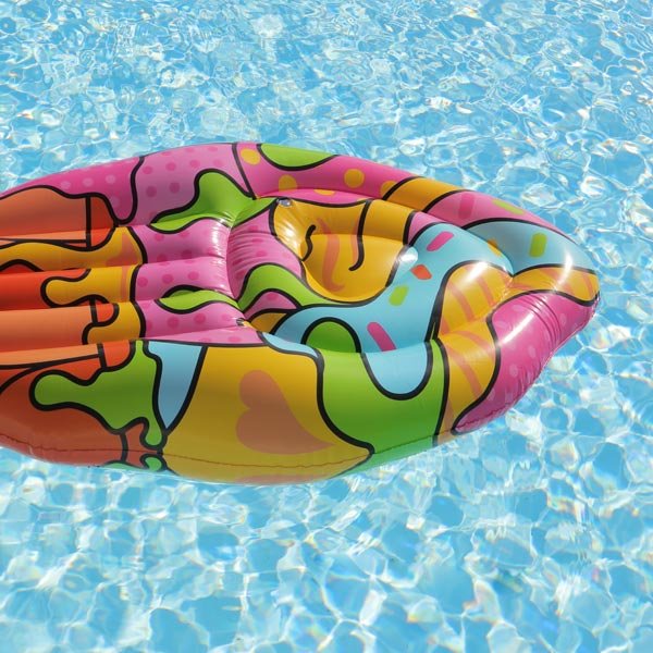Matelas gonflable pour piscine Pop Art - Image 4