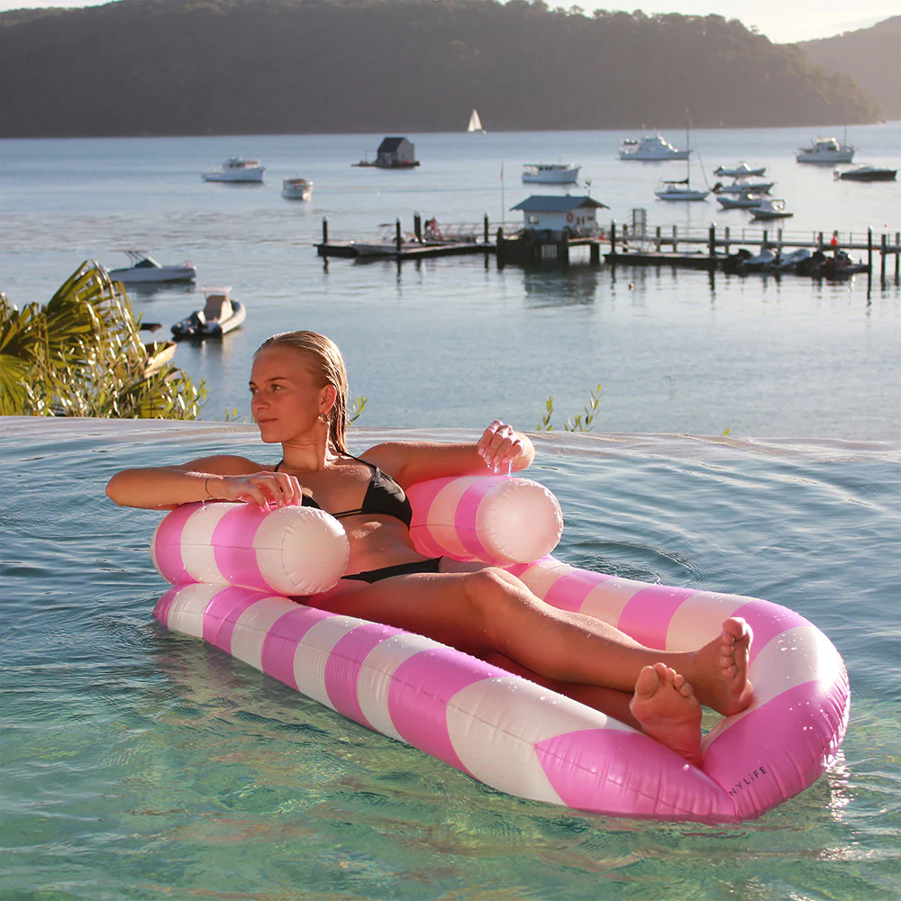 Matelas gonflable rayé Loungy