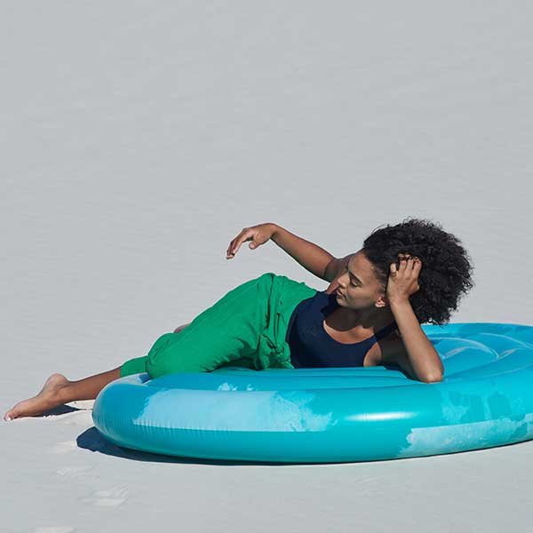 Matelas piscine rond Goa vert - Image 3