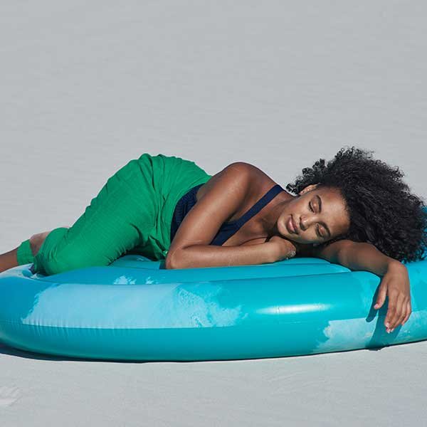 Matelas piscine rond Goa vert - Image 4