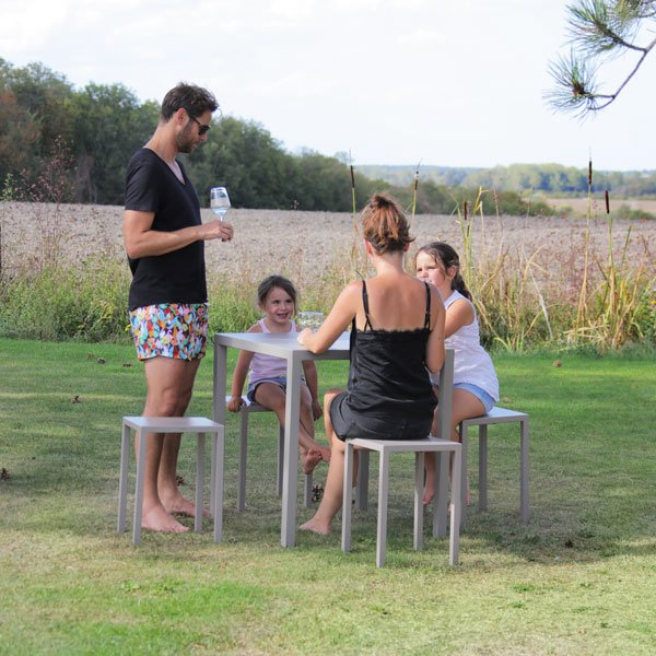 Table de jardin carrée Quadra - Image 4