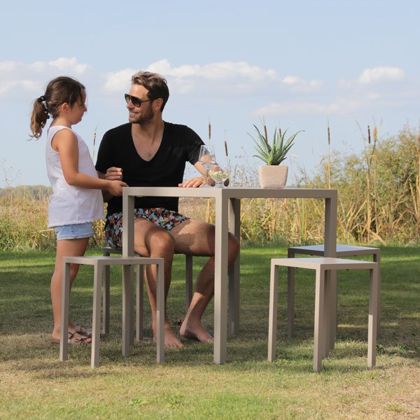 Table de jardin carrée Quadra - Image 5